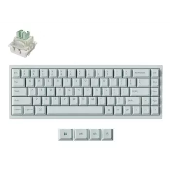 Klawiatura mechaniczna Keychron Q16 HE 8K – Light Green – Pełnowymiarowa – Przełączniki Gateron Hall Effect – USB-C przewodowa – Częstotliwość odświeżania 8000 Hz