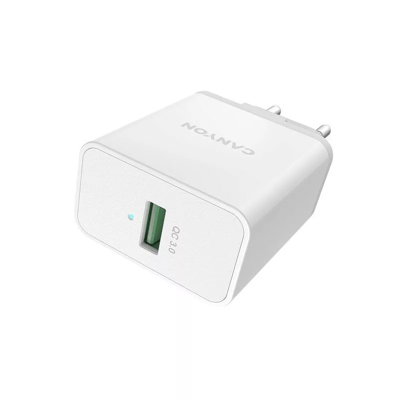 Canyon Wall Charger H-12 z USB-A QC3.0 18W Biały