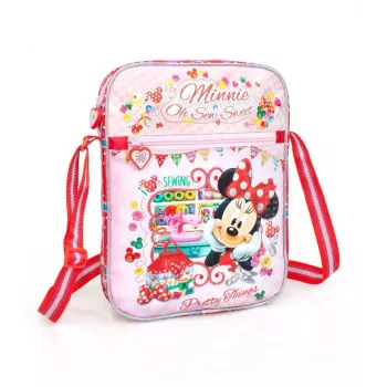 Disney Premium Torba na ramię dla dziewczynek Minnie Pretty Things 3D 33215 Różowy