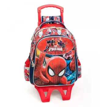 Marvel Premium 2-in-1 Plecak dla Chłopców Ultimate Spiderman 3D Deluxe XL Czerwony