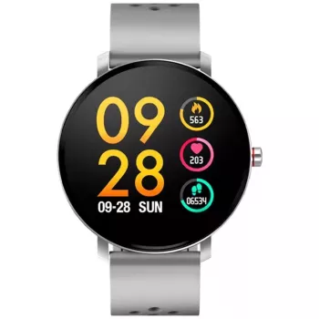 Denver SW-171 Szary Smartwatch z 1.3-calowym wyświetlaczem dotykowym IPS, czujnikiem tętna, IP67, Bluetooth 5.0