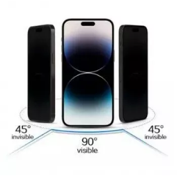 iLike Samsung Galaxy A34 5G Tempered Privacy Glass Screen Protector Black