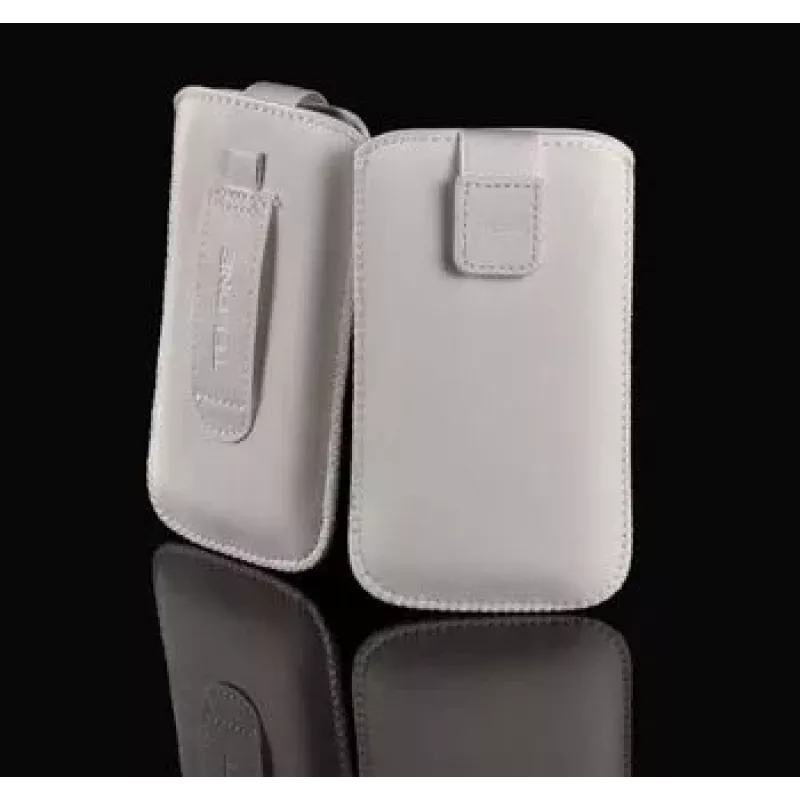 iLike Universal Leather Pocket Case XS White