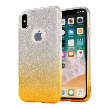 GreenGo Apple iPhone XR Back Case Bling Gold