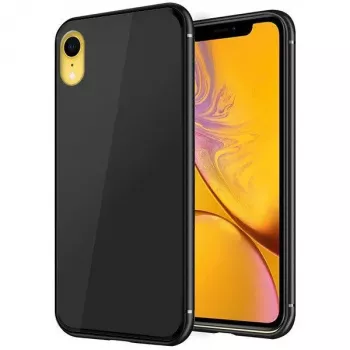 GreenGo Glass Case do Apple iPhone XR - Czarny