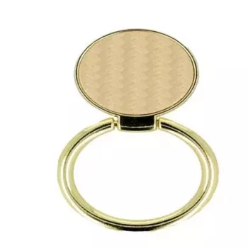 iLike RING CARBON Gold Uchwyt na palec / Chwyt do telefonu
