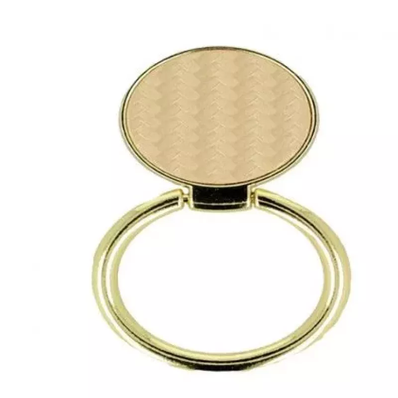 iLike RING CARBON Gold Uchwyt na palec / Chwyt do telefonu