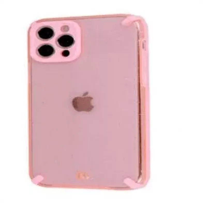 iLike Apple iPhone 12 Pro Max Armor Glitter Case Pink