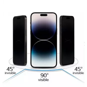 iLike Apple iPhone 17 Air Tempered Privacy Glass Black