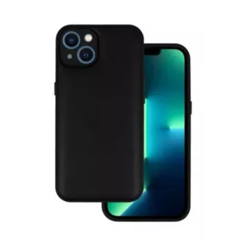 iLike Apple iPhone 14 Leather 3D Case Black