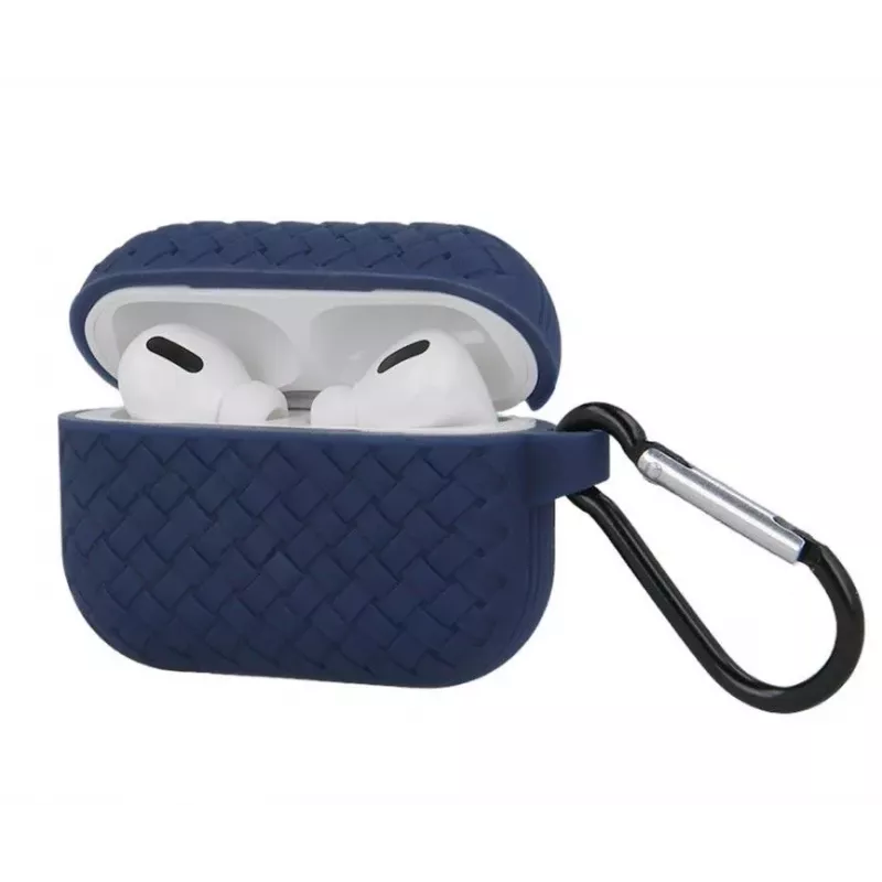 iLike Apple AirPods 3 z etui z haczykiem Granatowy