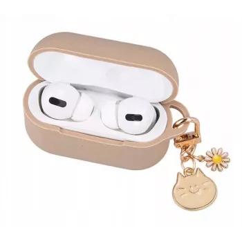 iLike Etui do AirPods Pro 2 Karmel z Zawieszką