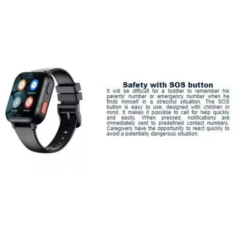 Forever Smartwatch GPS WiFi 4G Kids KW-510 Black
