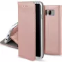 GreenGo Smart Magnet Wallet Case dla LG Q6 - Rose Gold
