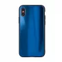 iLike Apple iPhone XR Aurora Glass Case Dark Blue