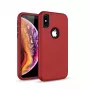iLike Samsung Galaxy A10 Defender Solid 3in1 Case Red