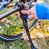 Forever Outdoor Bikes Kickstand - Aluminiowa stopka boczna do rowerów 24-29 cali, czarna