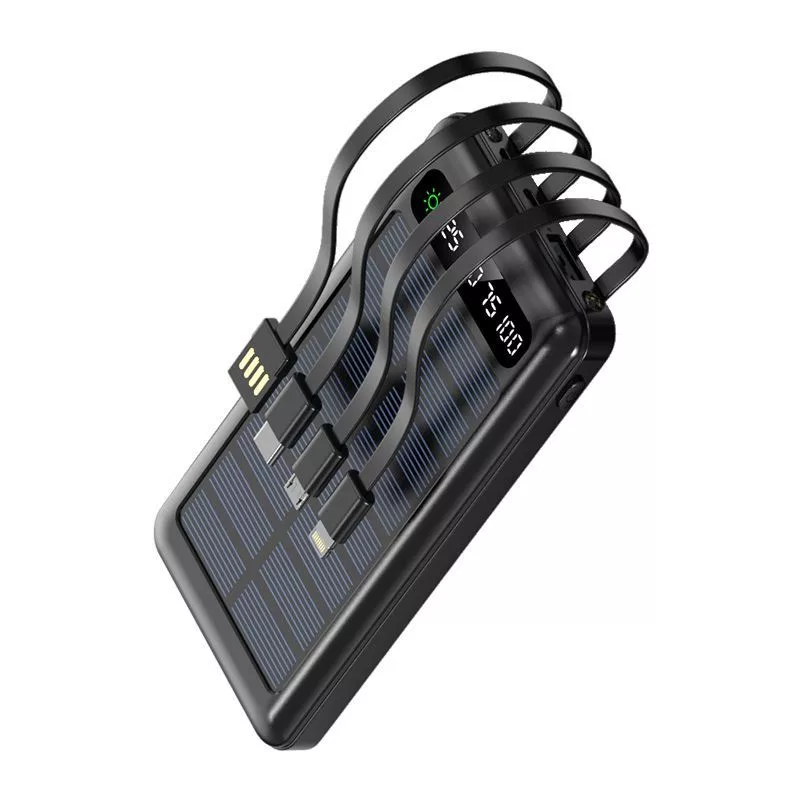Setty Solar Power Bank SLR-100 10000 mAh Czarny