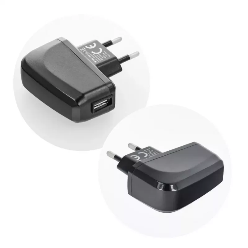 Ładowarka sieciowa Blue Star Lite USB A 2A 10W + kabel USB A do USB C TFK-TC-1095B Czarny