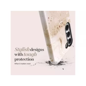 Mio Gold Marble Magsafe Compatible Back Cover Case dla Samsung Galaxy S25 5G