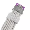 ASUS ROG EQUALIZER White Edition GPU Power Cable - 16-pin 12VHPWR do 3x8-pin PCIe - 700mm Biały
