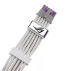 ASUS ROG EQUALIZER White Edition GPU Power Cable - 16-pin 12VHPWR do 3x8-pin PCIe - 700mm Biały