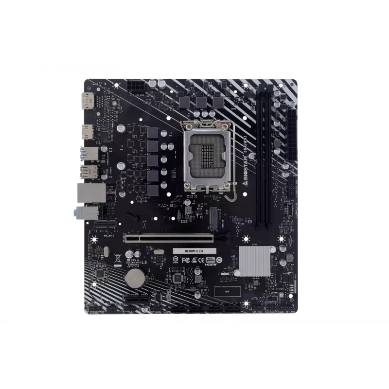 Płyta główna BIOSTAR H810MTE 2.0, Intel H810, LGA 1700, DDR4, Micro ATX