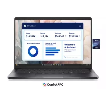 Dell Pro 14 Premium PA14250 Laptop - Intel Core Ultra 5 236V, 16GB RAM, 512GB SSD, 14 inch FHD+, Windows 11 Pro, Titan Gray
