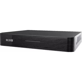 BCS BASIC BCS-B-NVR1001(2.0) 1-kanałowy rejestrator IP, 8MP, H.265+, 1 SATA do 8TB