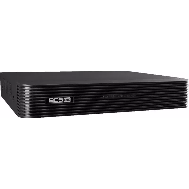 BCS BASIC BCS-B-NVR1001(2.0) 1-kanałowy rejestrator IP, 8MP, H.265+, 1 SATA do 8TB