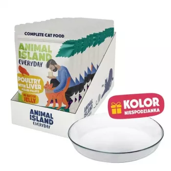 ANIMAL ISLAND NEW JELLY EVERYDAY 12x85g z miseczką