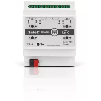 SATEL KNX 2-kanałowy siłownik rolet/żaluzji 24V DC KNX-BSA12L
