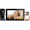 EURA VDP-86A3 10-calowy czarny monitor wideodomofonu z aplikacją Tuya Smart