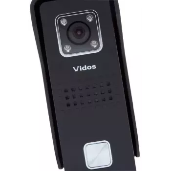 VIDOS S6B Panel zewnętrzny - srebrny/szary, 4-przewodowy, IP65, noktowizja IR