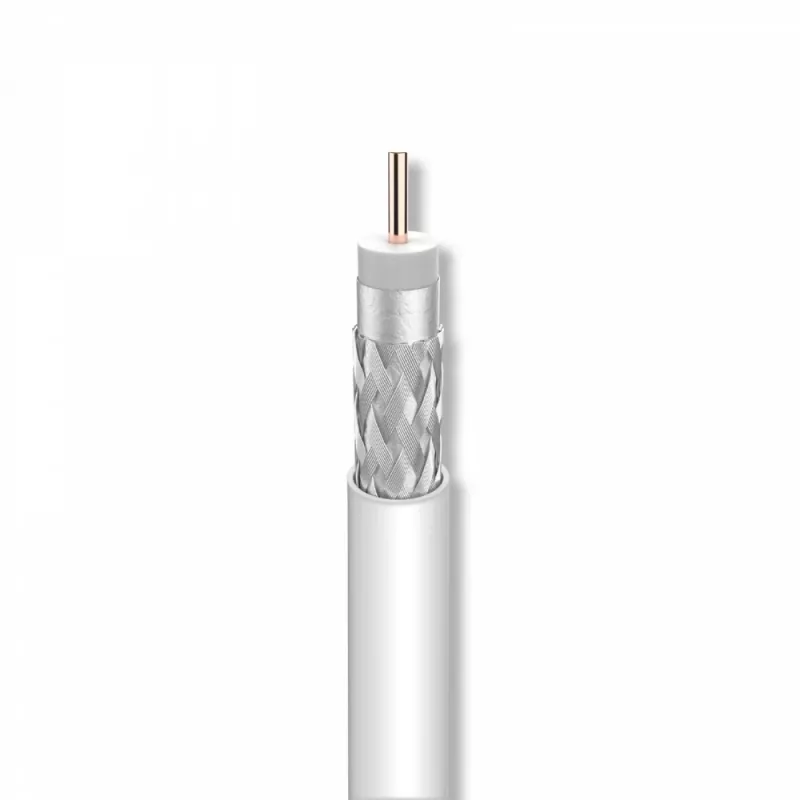 Televes T-100 Kabel koncentryczny PVC Eca Class A - 100m, biały