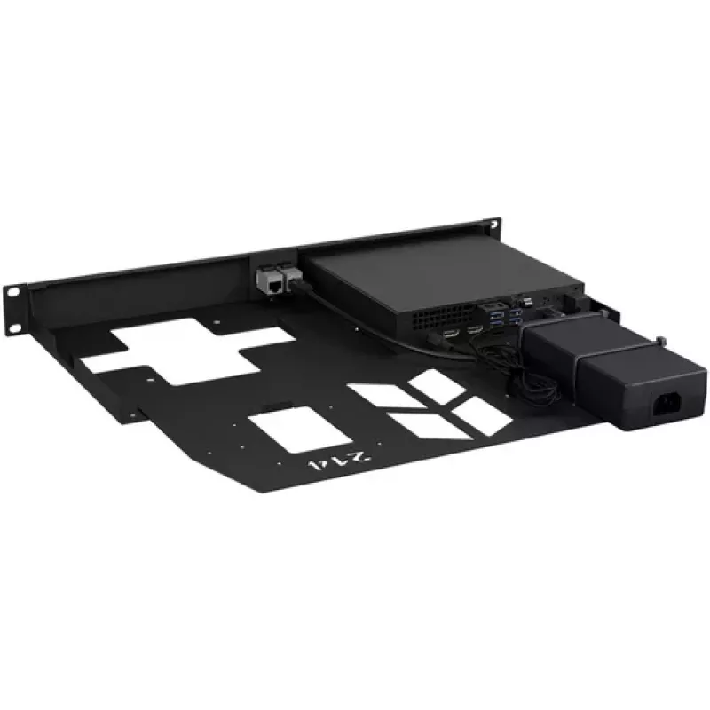 Rackmount.IT Kit dla Dell OptiPlex MFF - 1U 19-calowy wspornik montażowy, czarny