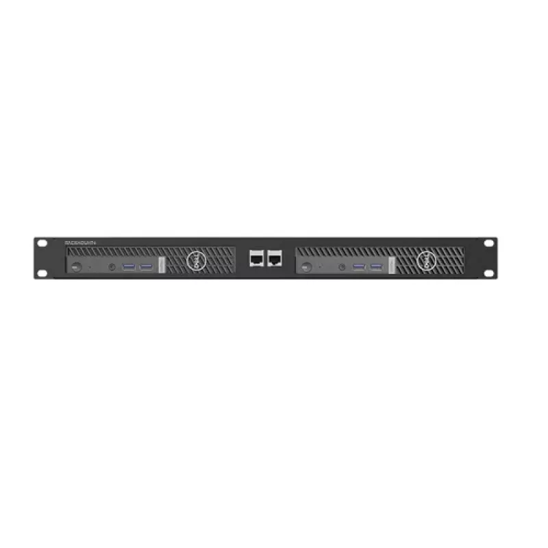 Rackmount.IT Kit dla Dell OptiPlex MFF - 1U 19-calowy wspornik montażowy, czarny