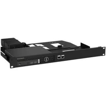 Rackmount.IT Kit dla Dell OptiPlex MFF - 1U 19-calowy wspornik montażowy, czarny