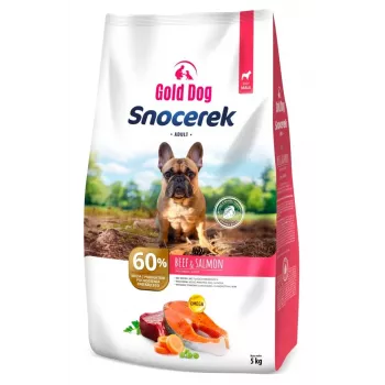 GDD Gold Dog Snocerek Small Breeds Beef & Salmon Dry Dog Food 5kg