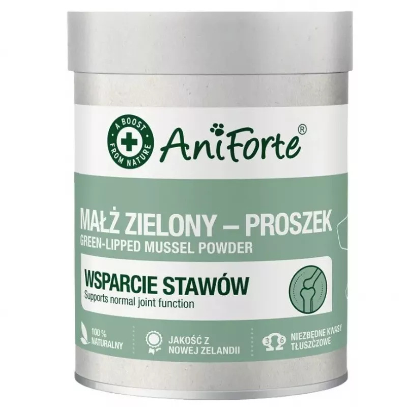 ANF ANIFORTE Green Lipped Mussel Powder dla psów i kotów - 100g