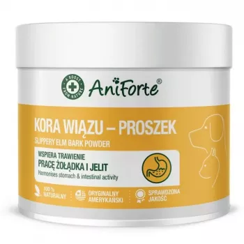 ANIFORTE Slippery Elm Bark Powder dla psów i kotów - 100g