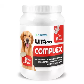 EWE EUROWET Wita-Vet Complex 3.2g Suplement diety dla psów - 30 tabletek