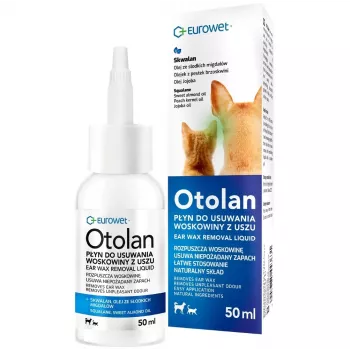 EWE EUROWET Otolan Płyn do usuwania woskowiny dla psów i kotów - 50 ml