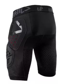 LEATT Impact Shorts 3DF 3.0 z ochraniaczami, rozmiar L, czarny