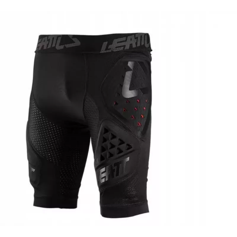 LEATT Impact Shorts 3DF 3.0 z ochraniaczami, rozmiar L, czarny