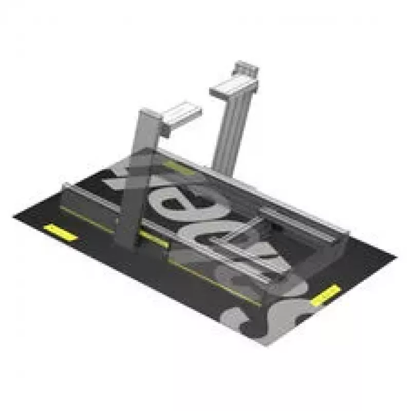 SABELT SIM RACING Sabelt Sim Floor Mat, 170 × 100 cm, Antypoślizgowa, Czarny