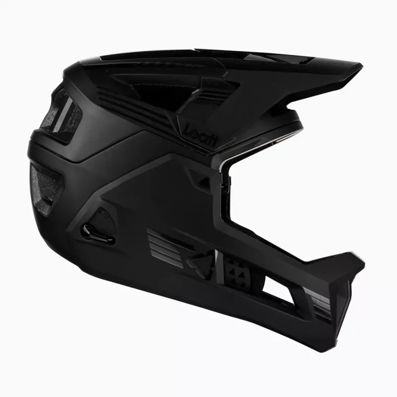 Kask rowerowy LEATT MTB Enduro 4.0 V23 z odpinaną osłoną podbródka, rozmiar M, czarny