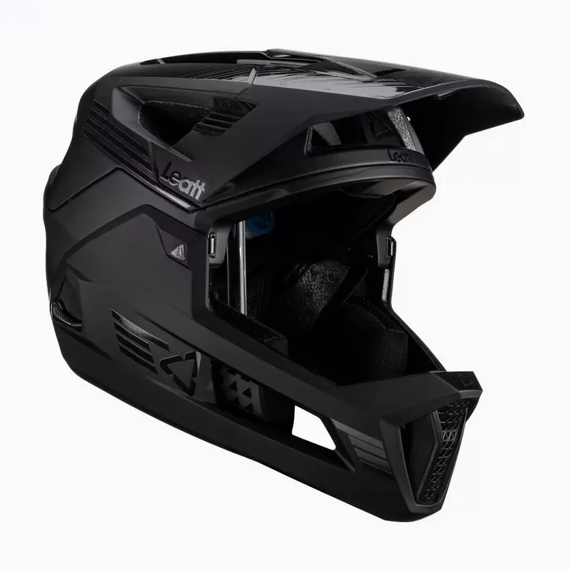 Kask rowerowy LEATT MTB Enduro 4.0 V23 z odpinaną osłoną podbródka, rozmiar M, czarny