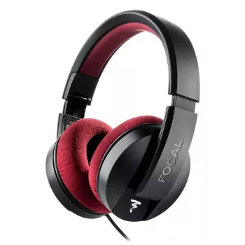 Focal Listen Professional Studio Headphones (Black & Red)