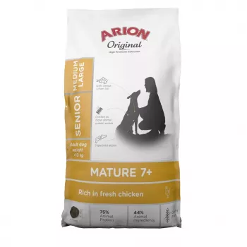 AIN ARION Original Senior Mature 7+ Medium & Large Chicken Mono Sucha Karma dla Psów 12kg